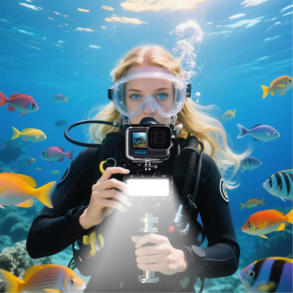 Diving Light High Power Dimmable Waterproof LED Video Light Fill Night Light Div