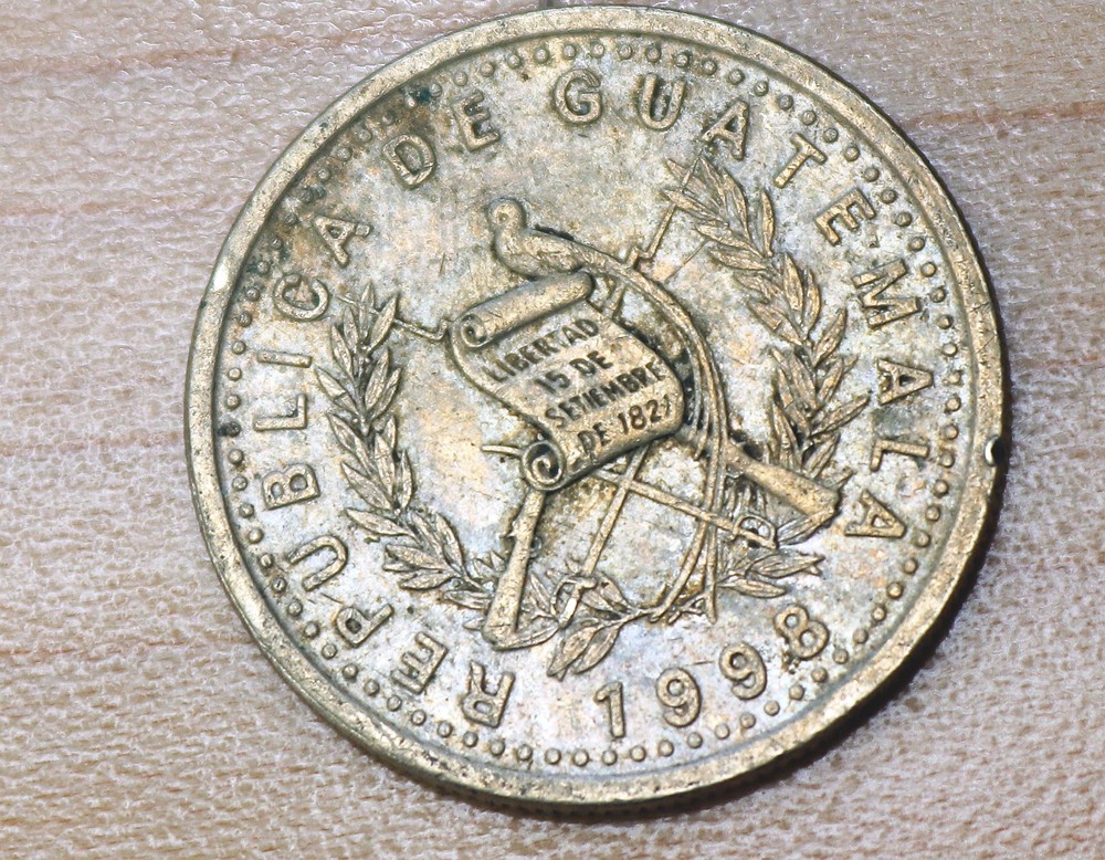 1998 Guatemala 10 Centavos