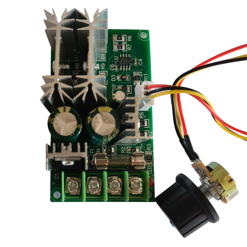 DC 20A PWM DC Motor Speed Controller Switch Current Voltage Regulator 10-60V PWM