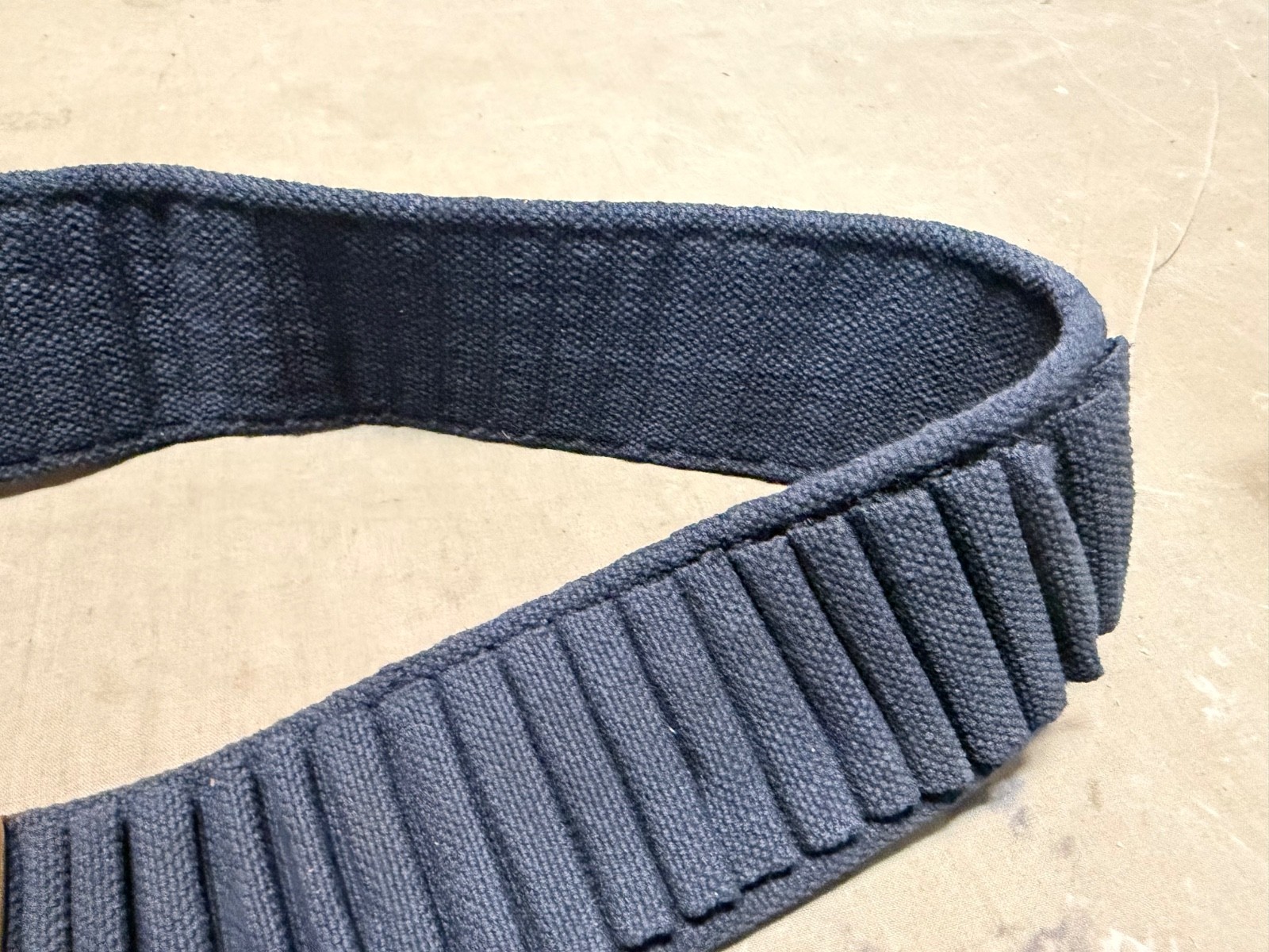 ORIGINAL SPANISH AM WAR US ARMY INFANTRY KRAG RIFLE MILLS AMMO BELT-BLUE WEBBING