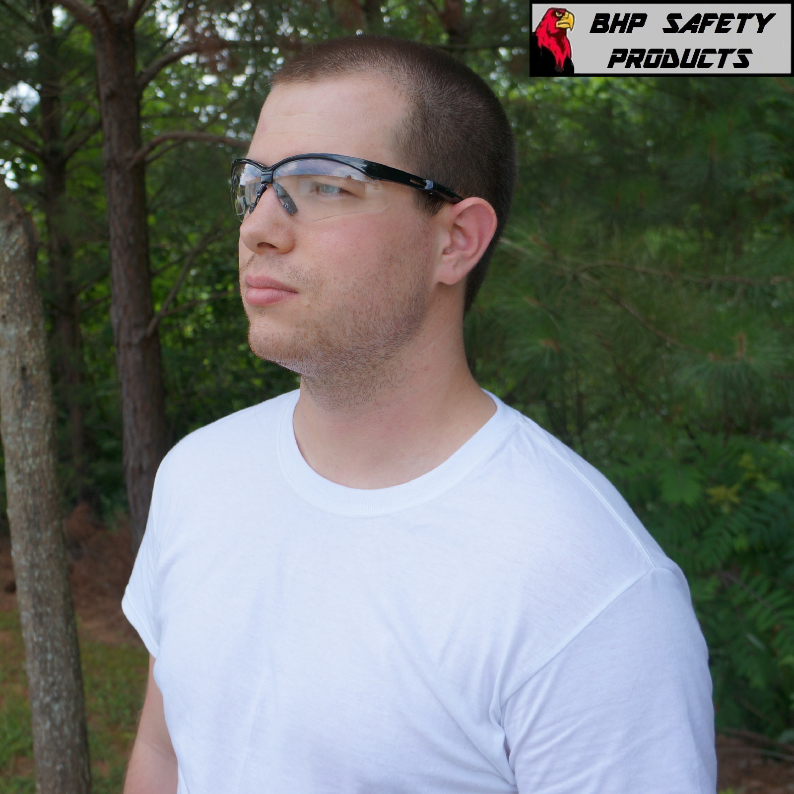 KLEENGUARD NEMESIS CLEAR LENS SAFETY GLASSES BLACK FRAME 25676 SHOOTING (3 PAIR)