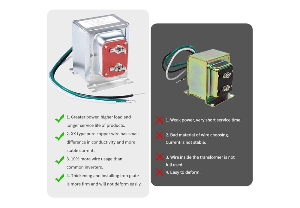 Doorbell Transformer, 16V, 30VA Comptible with Ring Pro,Nest Hello