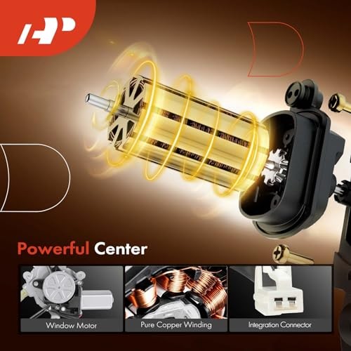 Power Window Regulator with Motor Compatible with Mazda Front Driver (LH)