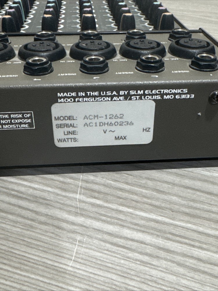 Audio Centron Equinox Mixing Console ACM-1262