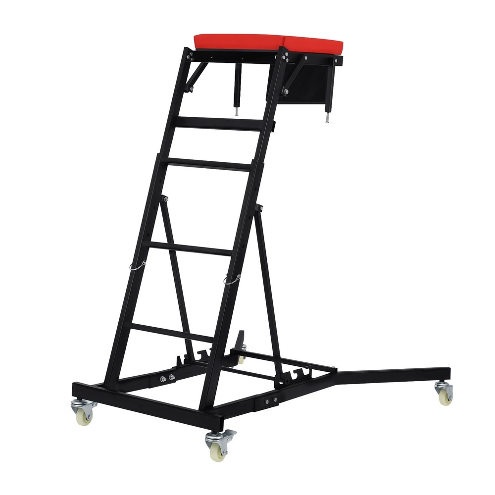 400lbs Engine Access Topside Workshop Creeper Adjustable Height Ladder 4 Wheels