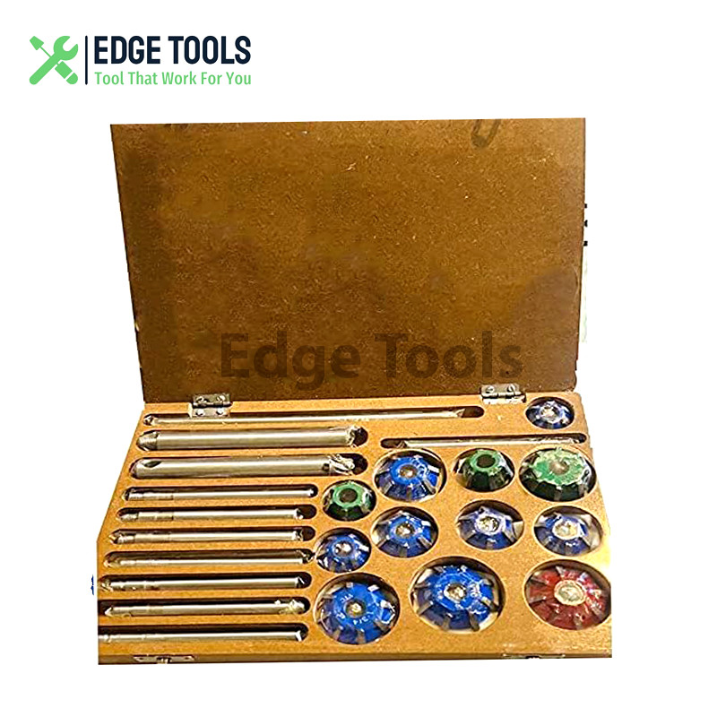 12x Large Carbide Mounted Valve Seat Cutter Set 30 45 70 (20 Degrees) USA TOOLS
