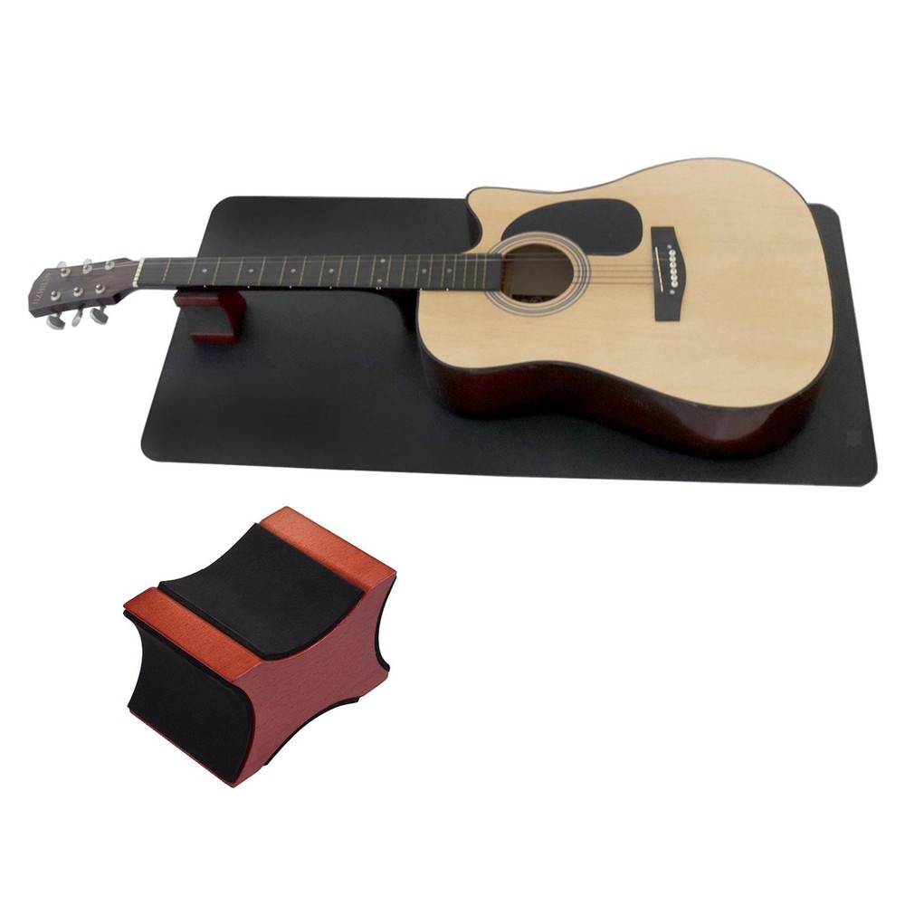 Guitar Work Mat with Neck Rest Support Tool