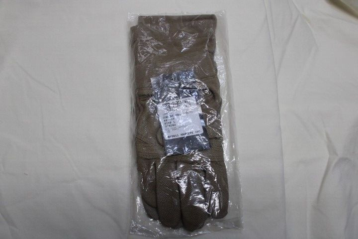 US Military USMC ANSELL HAWKEYE FROG COMBAT FR Flame Resistant GLOVES SZ L LARGE