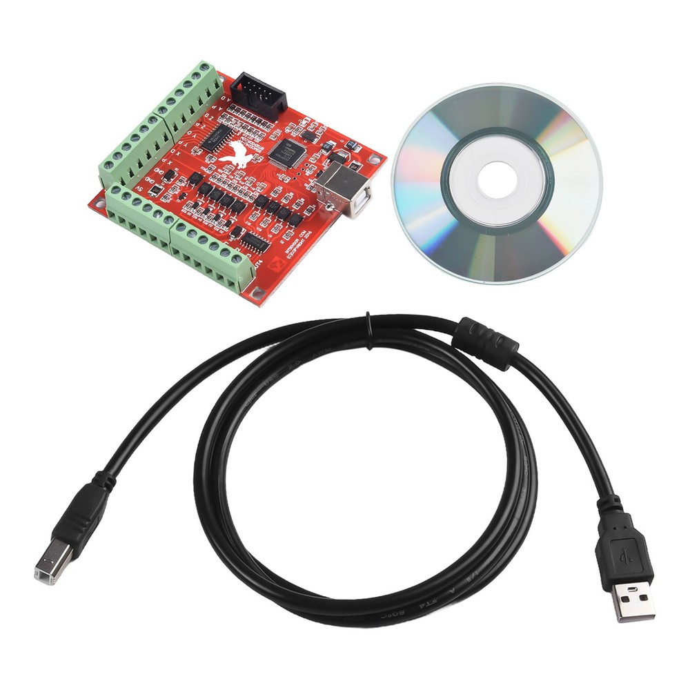 USB-MACH3 100Khz Breakout-Board 4 Axis Interface For CNC Motion Controller