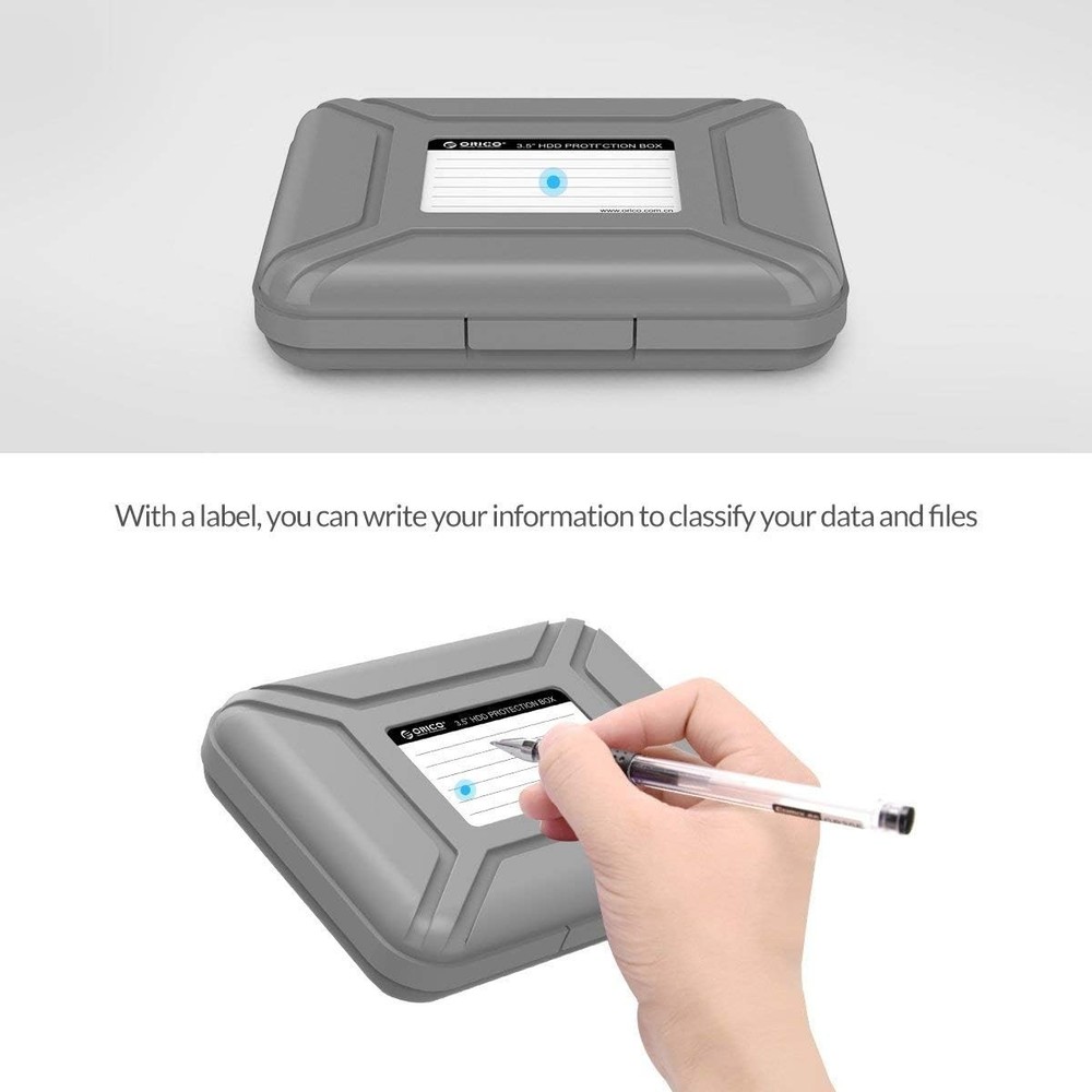 Portable Protective Case for 3.5" Hard Drives