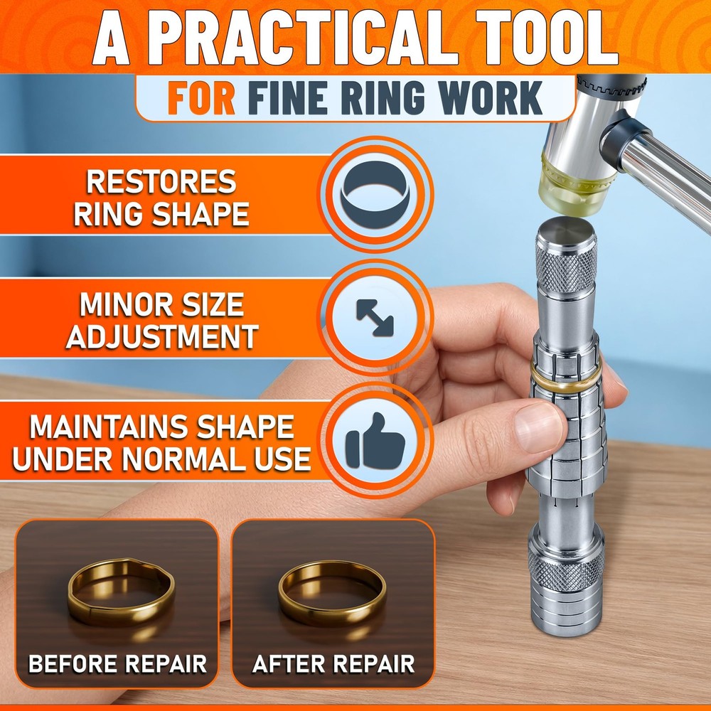Ring Stretcher Tool Kit for Sizes 6-10 – Expander Metallic