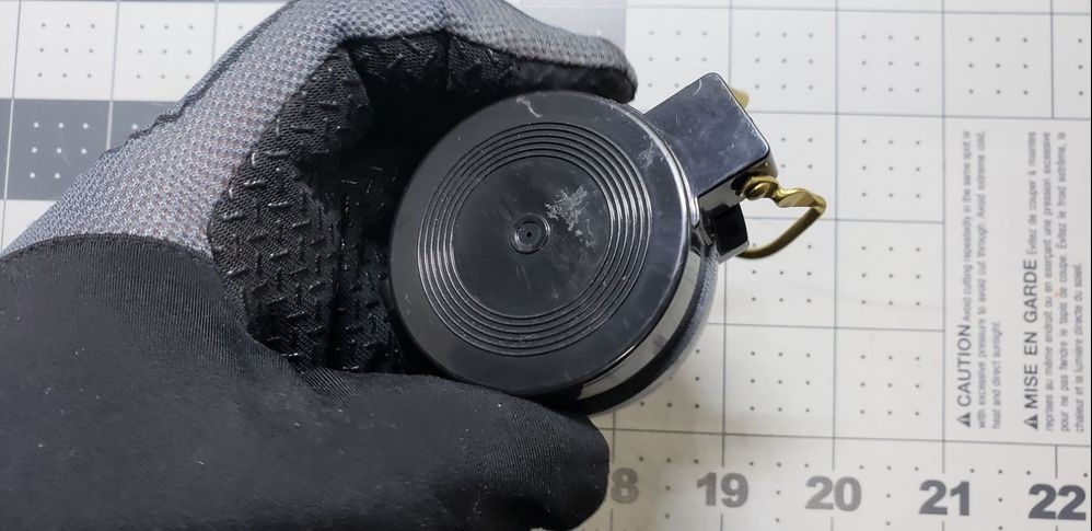 Engineer Directional Compass Folding Lid, Brass Trim, Hiking MCM Lensatic