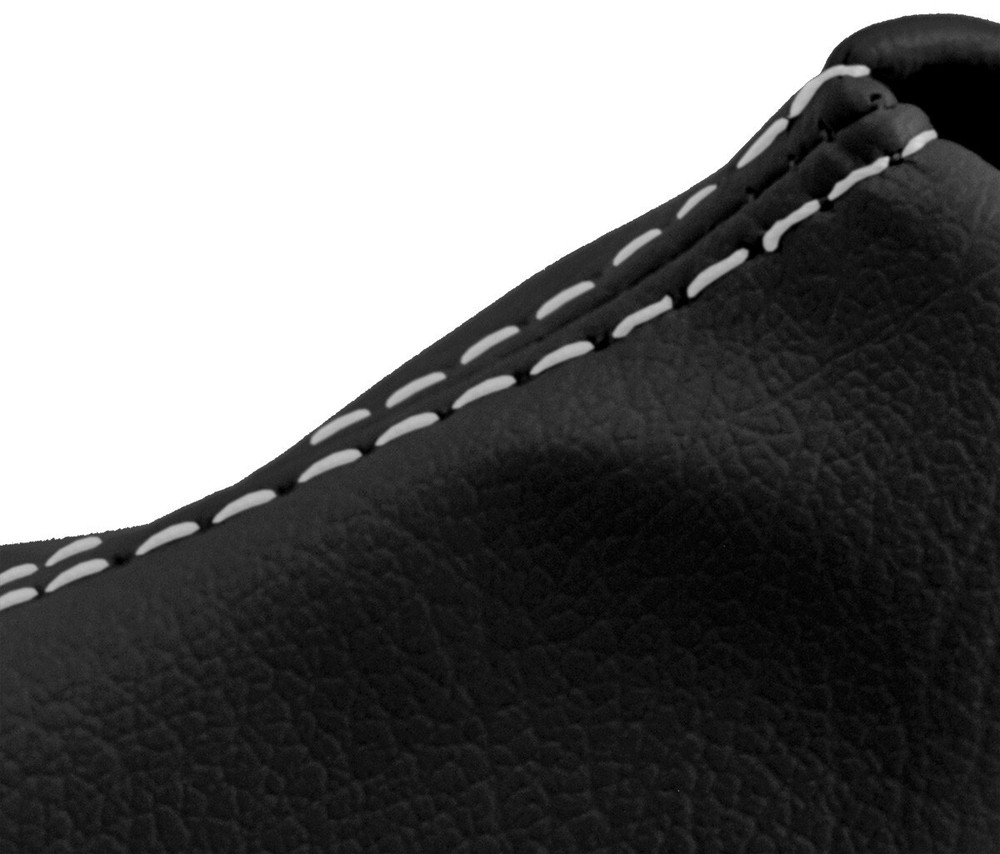 Automatic Shift Boot PVC Leather for Ford Explorer 2011-2019 White Stitch