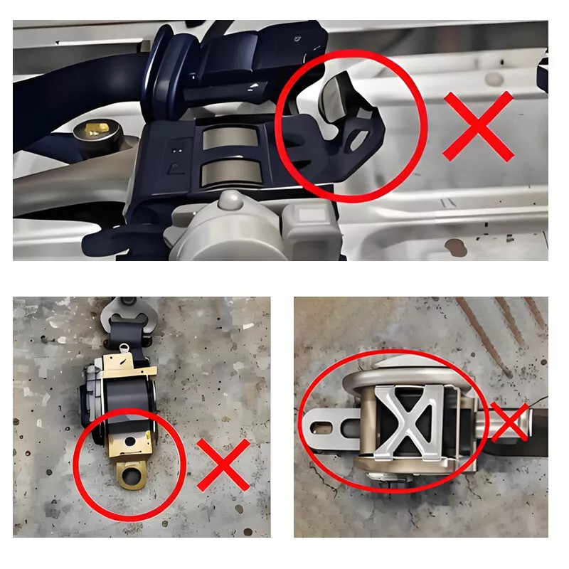 2X Genuine Chevrolet-Avalanche 3 Point Safety Adjustable Seat Belt Strap Car USA