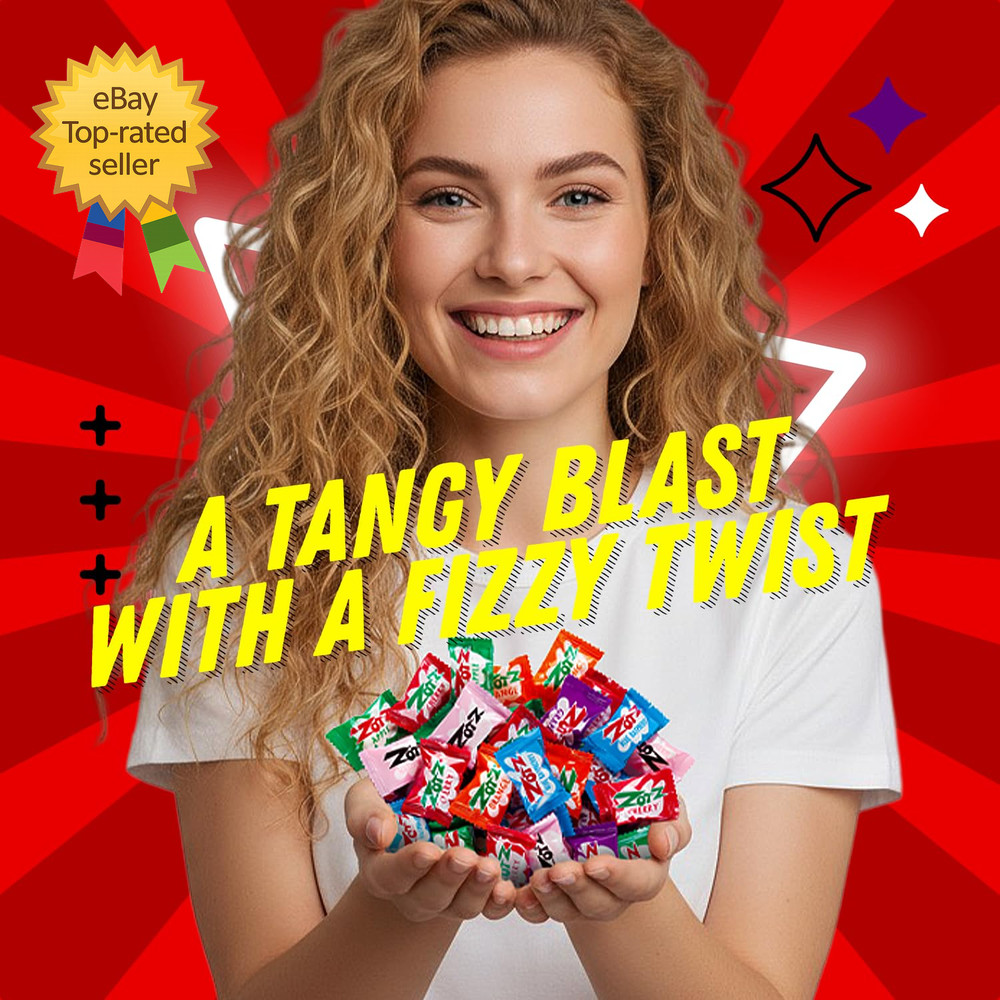 Fizzy Bulk Candy Hard Candy Individually Wrapped Assorted 7 Fruit Flavors