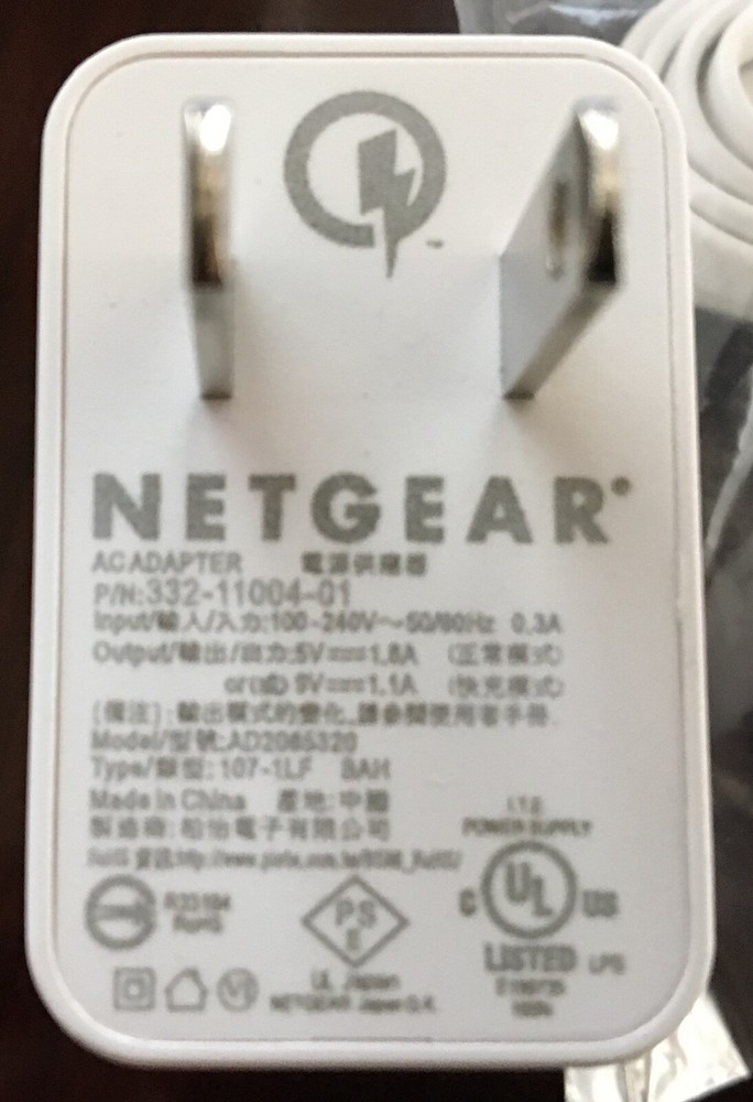 Authentic Arlo Charger Cable and USB Charger For Pro, Pro 2, & Security Light