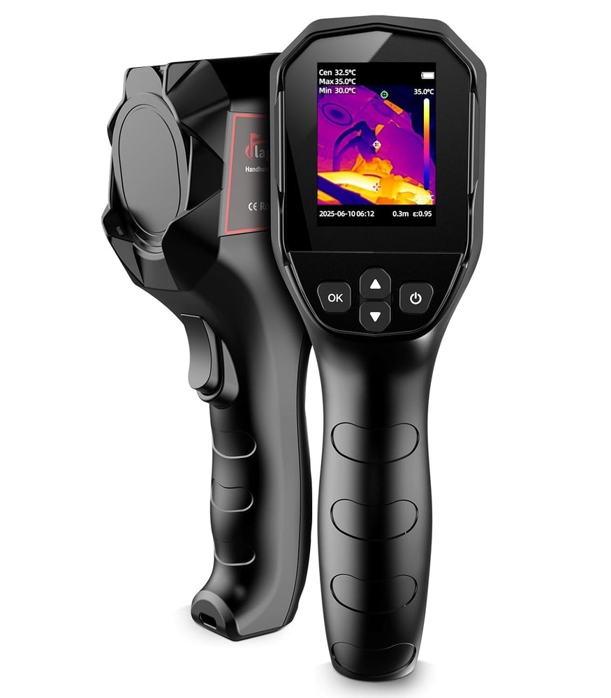 High-Resolution Infrared Camera - Wide Temperature Range & Adjustable Features