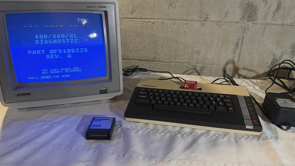 WORKING Atari 800XL 8 Bit Retro Computer REFURBISHED See Pics READ