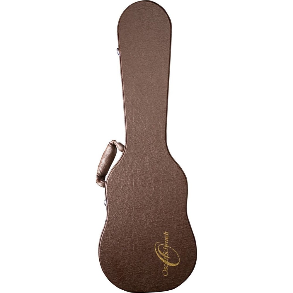 Oscar Schmidt UC1 Soprano Ukulele Hardshell Case, Brown