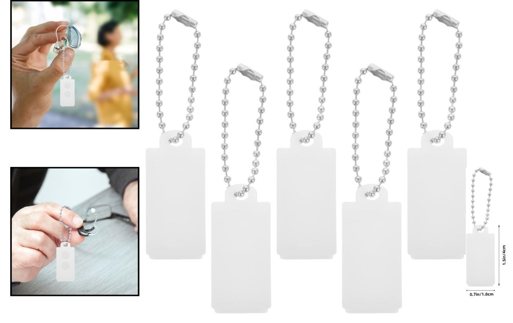 Compact Keychain Battery Storage Case for Button Cells - Eco-Friendly & Portable