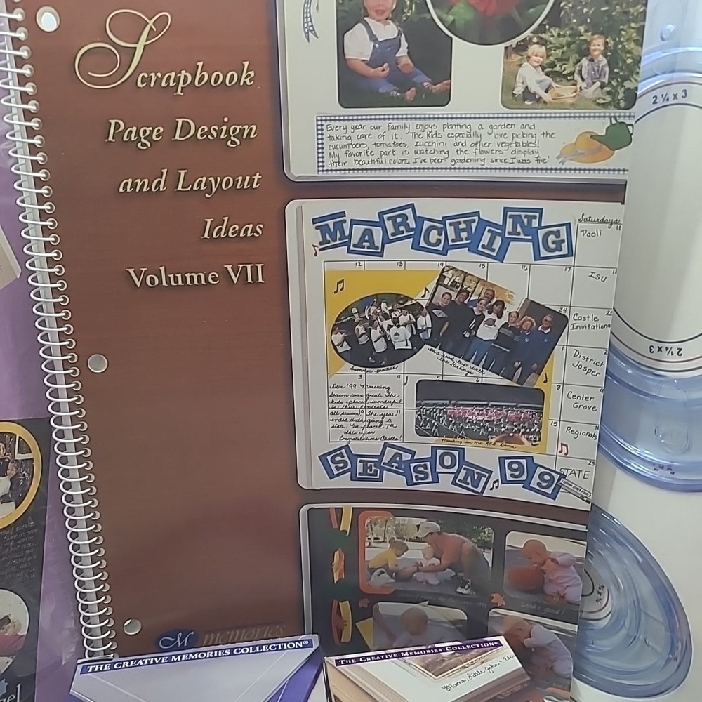 Vintage Creative Memories Bundle Set Custom Cutting System Scrapbook Tools READ