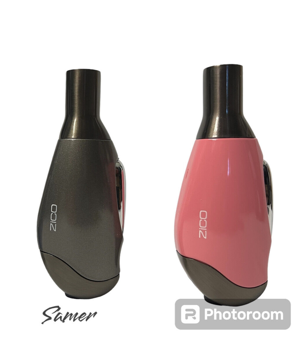 Zico MT06N 4-1/4" Torch Lighter Metal Butane Refillable 2 pecs ,color may vary