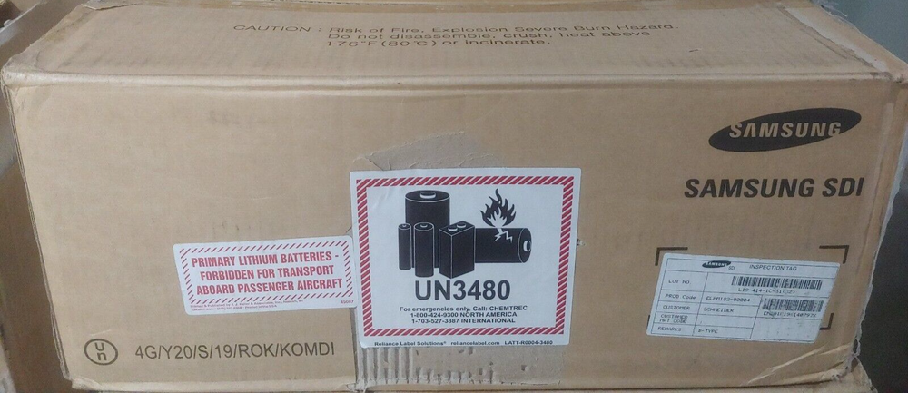 Samsung SDI Module Type B elpm182-00004 30.4VDC