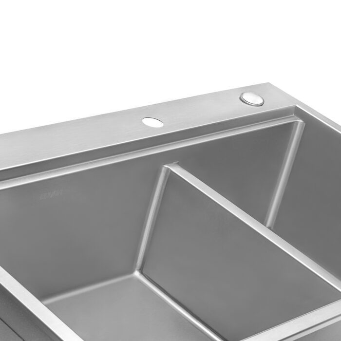 Ruvati 33 x 22 inch Workstation Topmount 16 Gauge Kitchen Sink - RVH8035