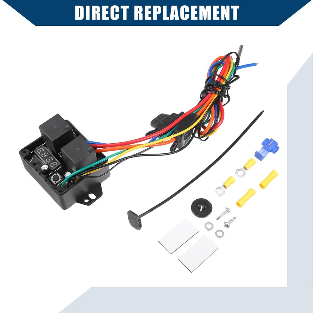 Digital Radiator Fans Controller Swith /12V and 24V /Adjustable/Digital Elect...