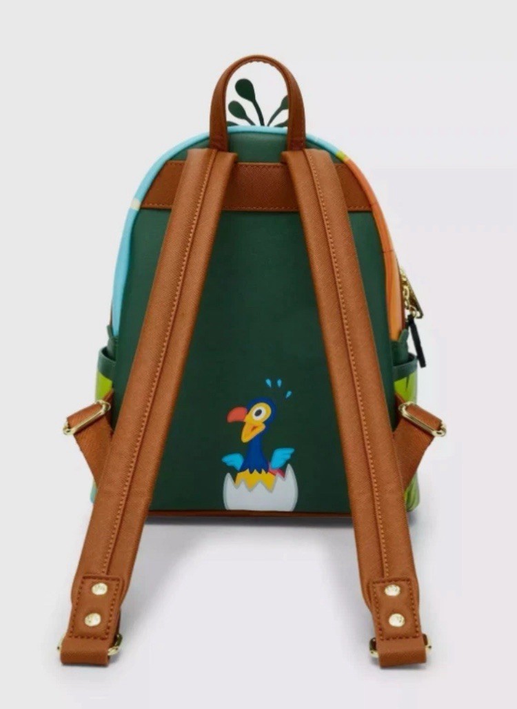 Loungefly Disney Pixar UP Kevin & Babies Mini Backpack w/ moveable wings NWT