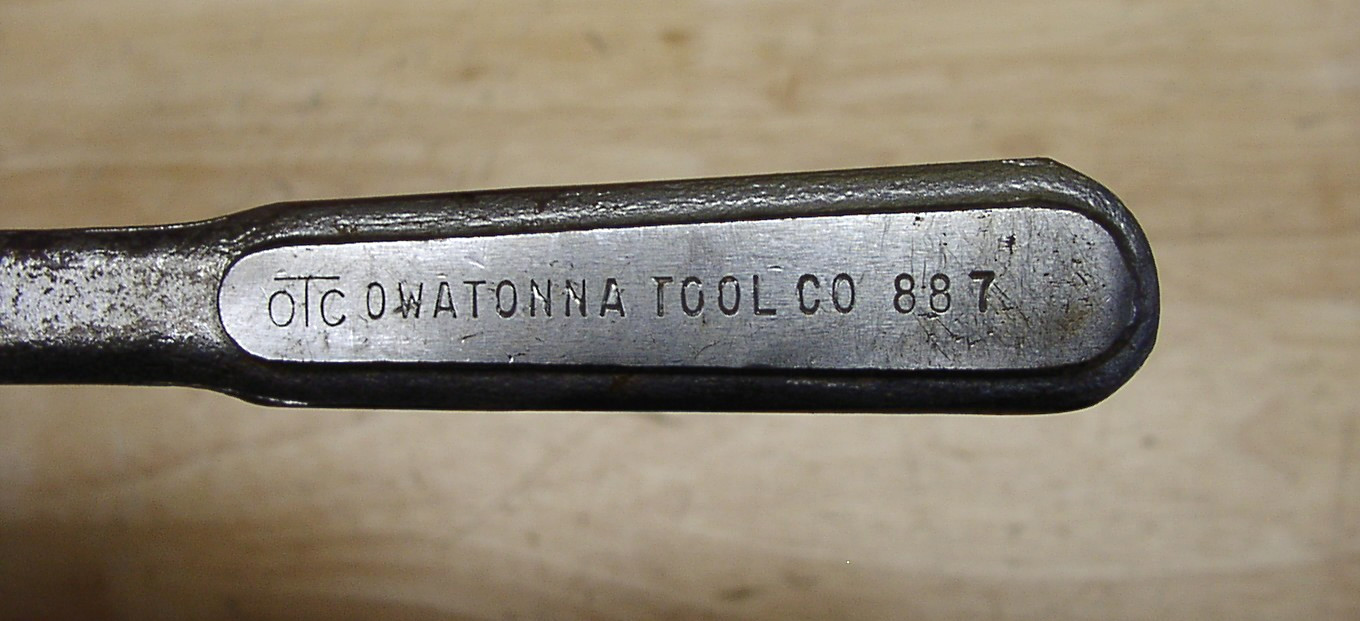 Vintage OTC Owatonna Tool Co.-887-",12"Chain Pipe Wrench,16" Chain,UGLY USER!