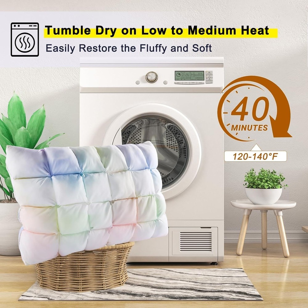 YOUR MOON Soft Pillows for Sleeping - Fluffy Down Alternative Bed Pillow