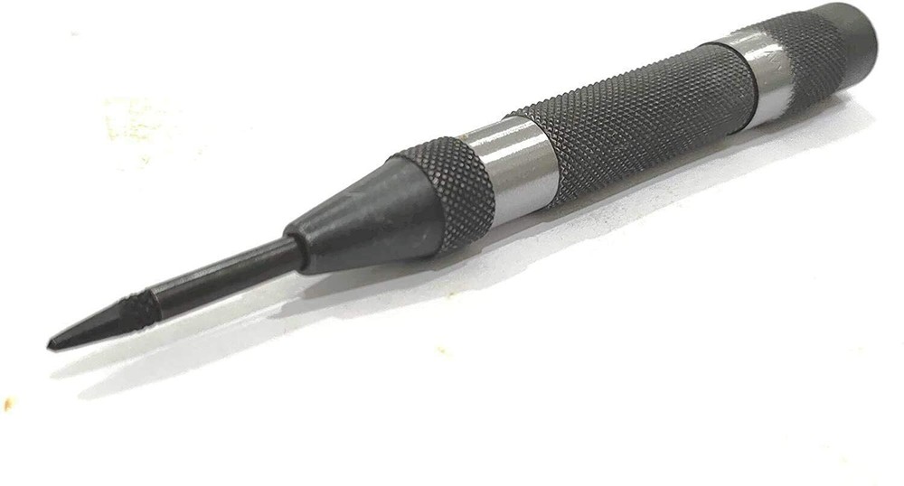 Automatic Center Punch Replaceable Hardened Steel Tip Medium Duty- USA FULFILLED