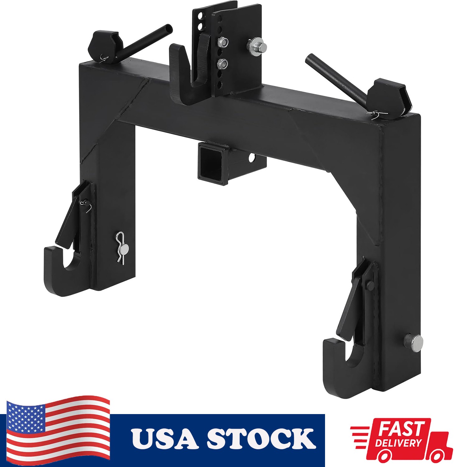 3-Point Quick Hitch for Category 1 Tractors with 3000 LBS Lifting Capacity