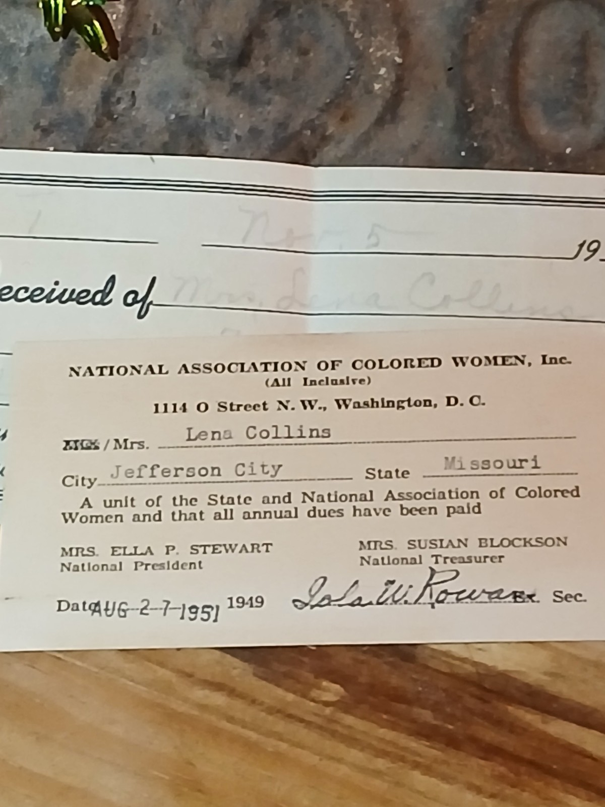 Hbcu College*1951*LINCOLN UNIVERSITY & WILBERFORCE STATE COLLEGE LOT 4