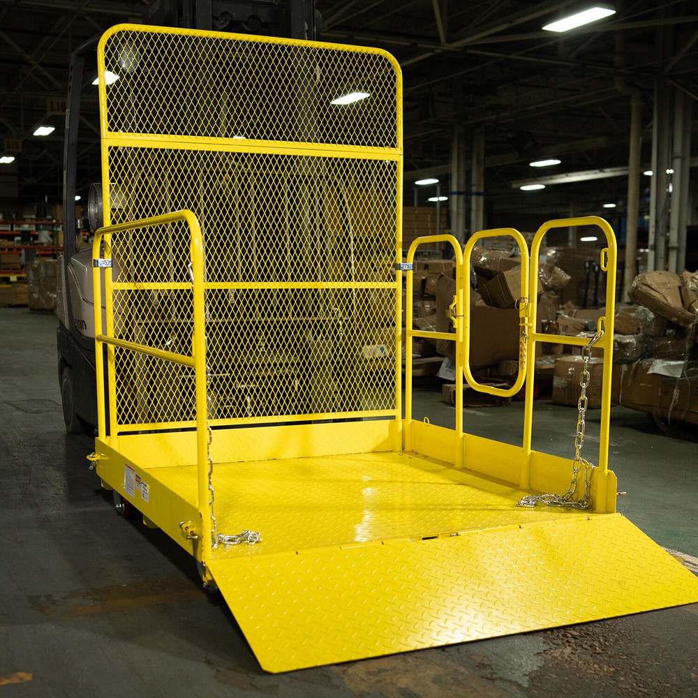 Titan Attachments 54-in Wide Mobile Easy Loading Work Platform