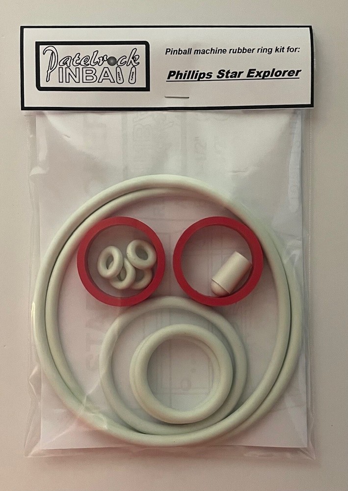 1977 Philips Star Explorer Pinball Machine Rubber Ring Kit