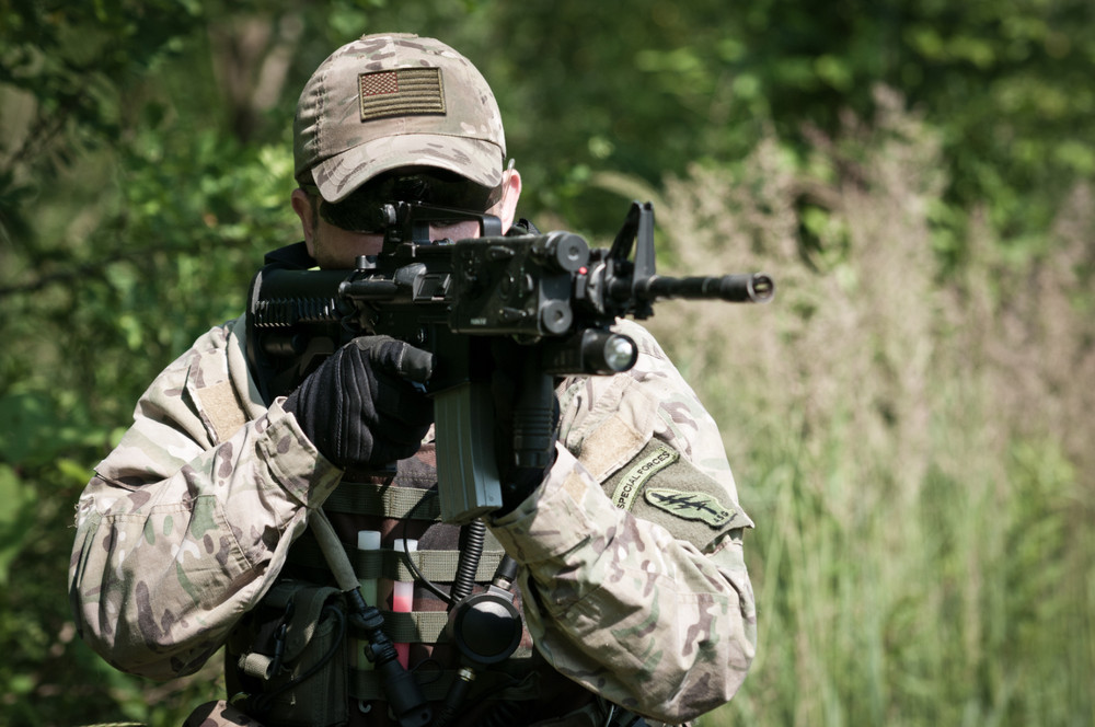 2Pcs American Flag Patch Set with Hook and Loop, Od Green Subdued Flag Patch