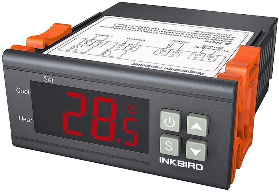 Inkbird Digital Temperature Controller ITC1000 110V Programmable Thermostat Heat