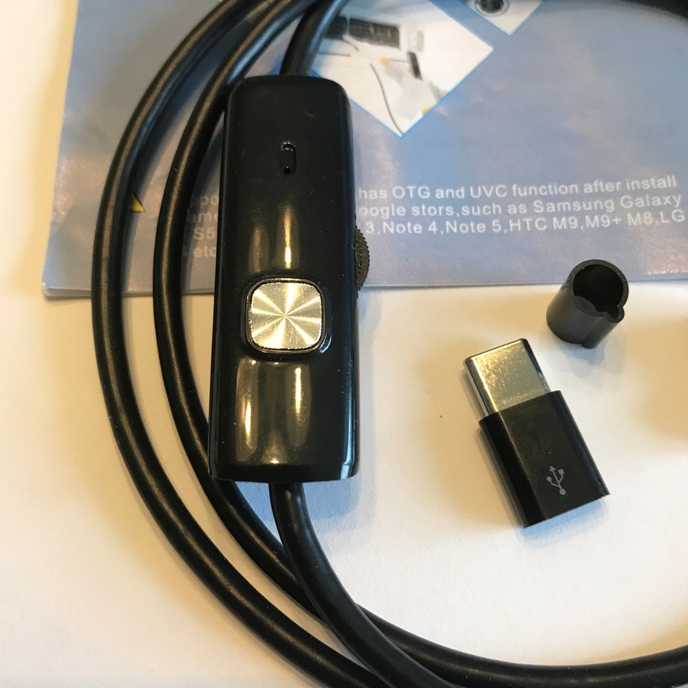 Endoscope 5.5mm Camera LED Waterproof Android Phone Tablet PC 40" Length