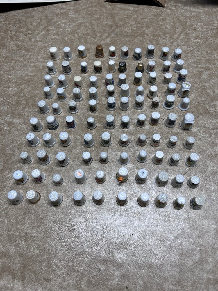 180 Vintage Thimbles Lot