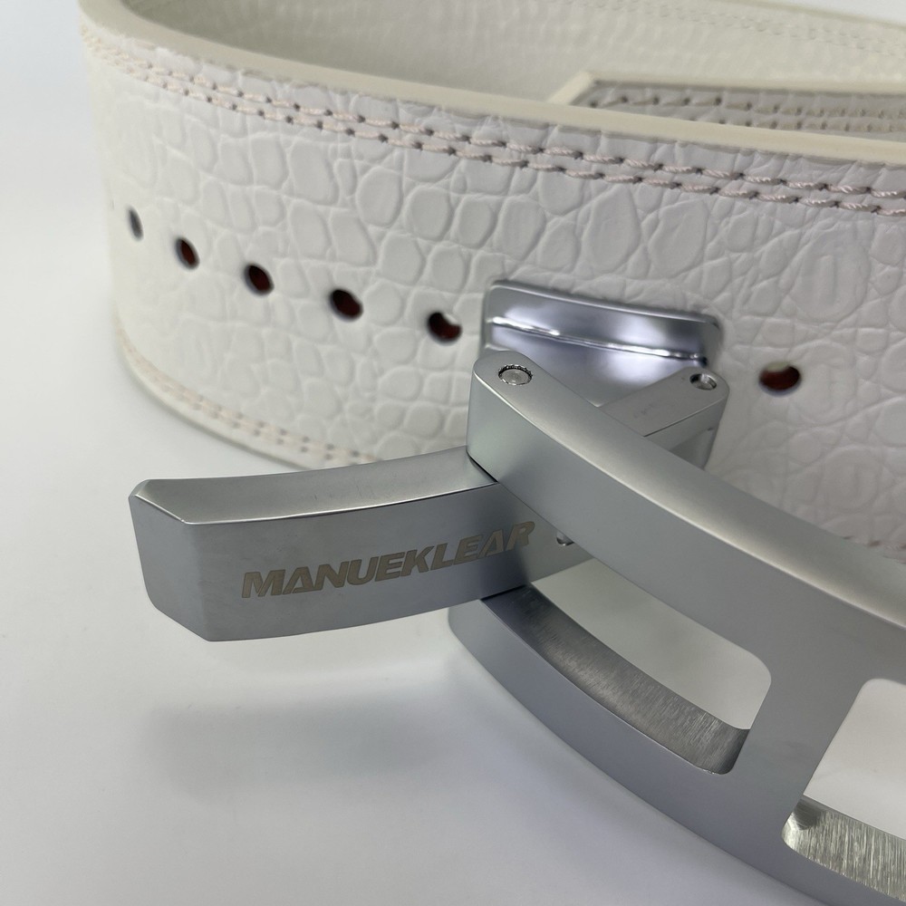 MANUEKLEAR Size Large (34-40") 4" Lever Locking Weight Lifting Belt