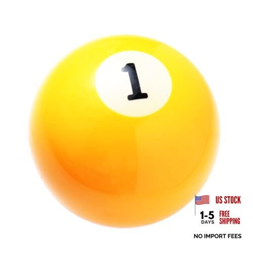 Billiard Ball Shift Knobs Gear Stick Shifter Knobs Marbling Pool Ball Gold 1
