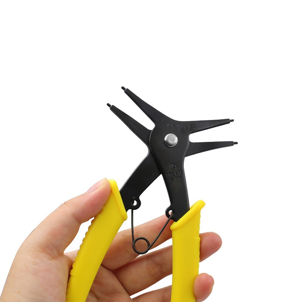 Circlip Pliers Internal External 2 in 1 Snap Ring Plier Combination Spring