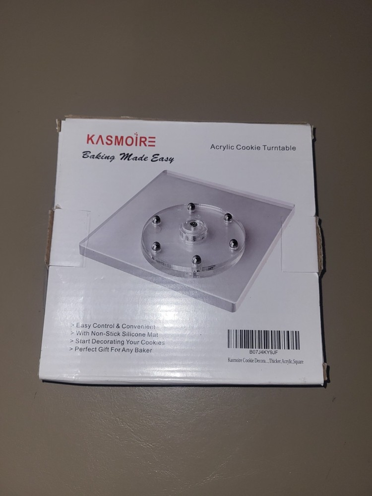 The Kasmoire Cookie Decorating Turn Table
