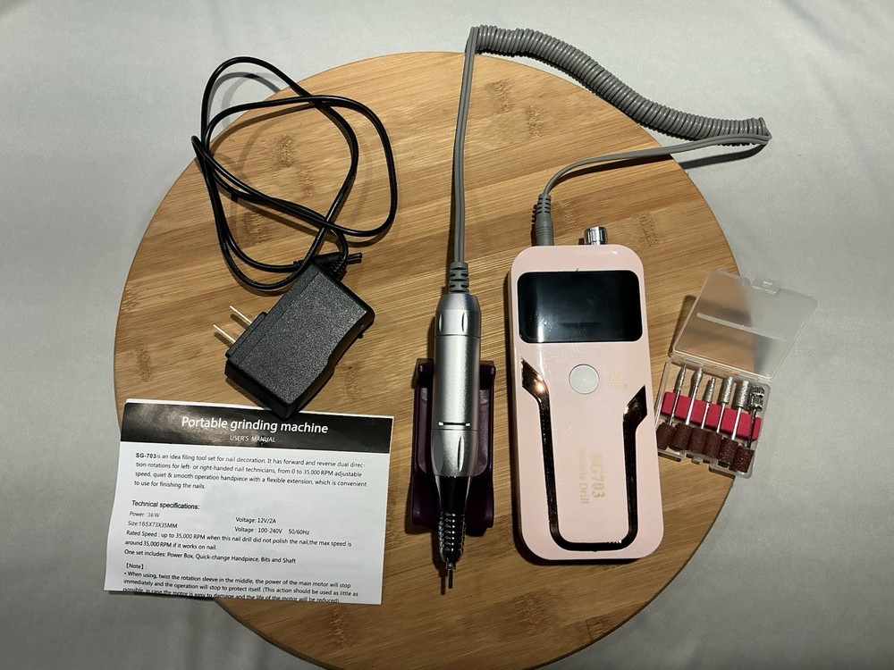 Nail Grinding Machine SG-703 Forward Reverse Dual Direction Flexible Extension