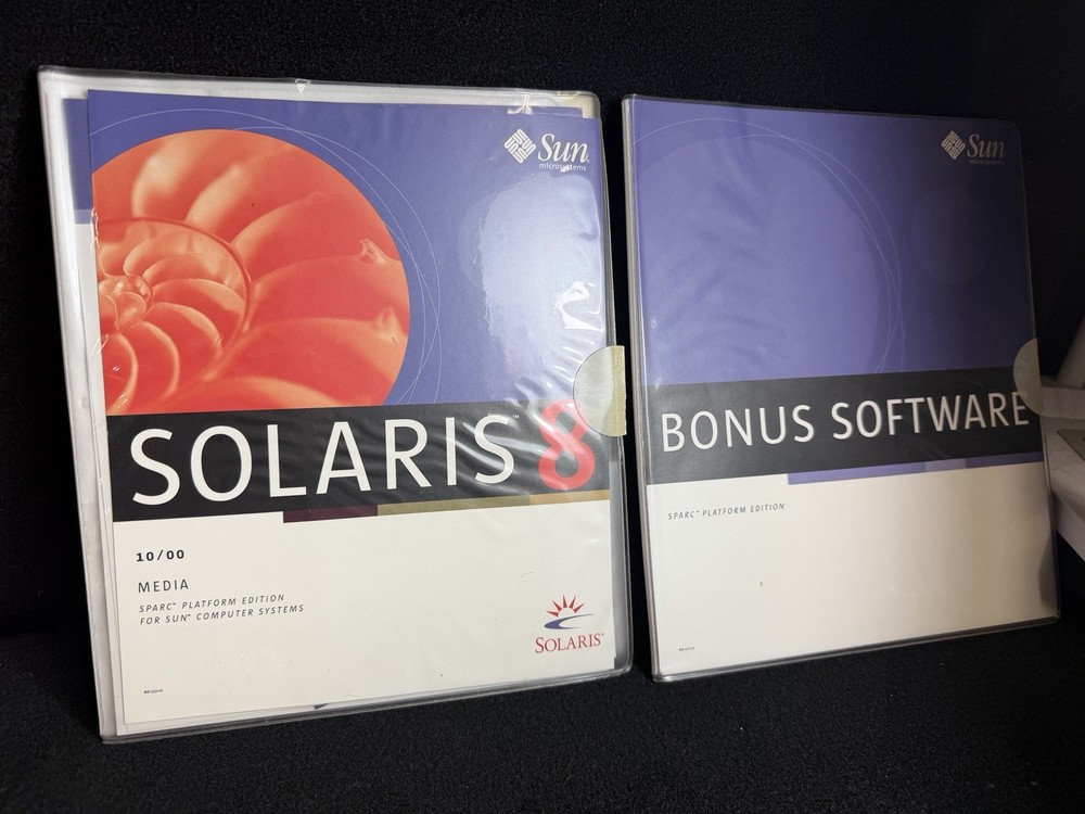 SUN Microsystem Solaris 8 SPARC Platform Edition Manuals Software Bonus CD’s