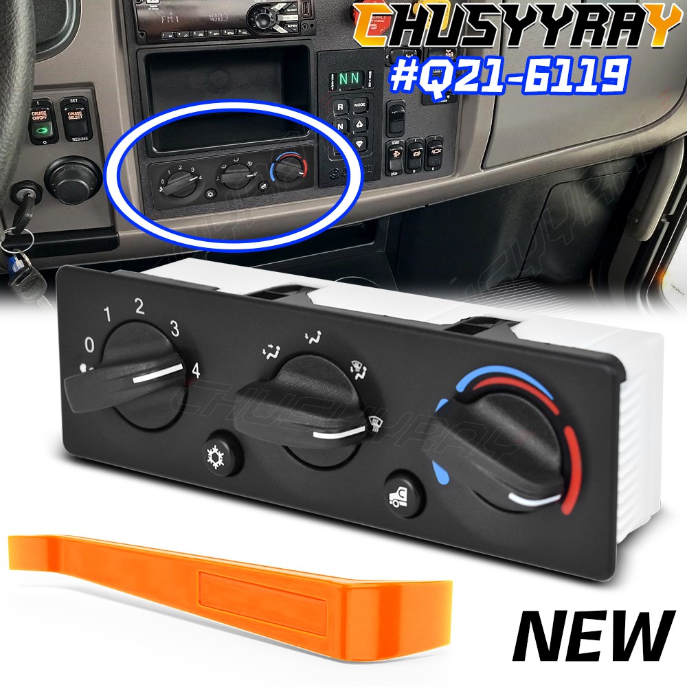 NEW A/C Climate Control Module Panel Replacement Q21-6119 For Peterbilt Truck