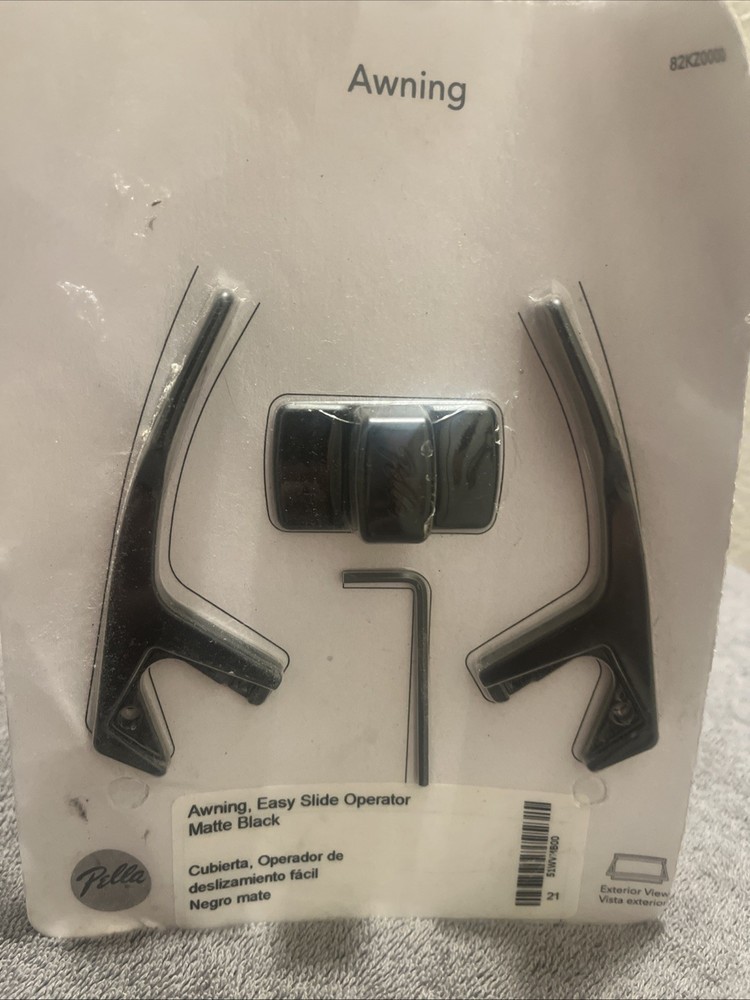 Pella Awning Easy Slide Operator Matte Black