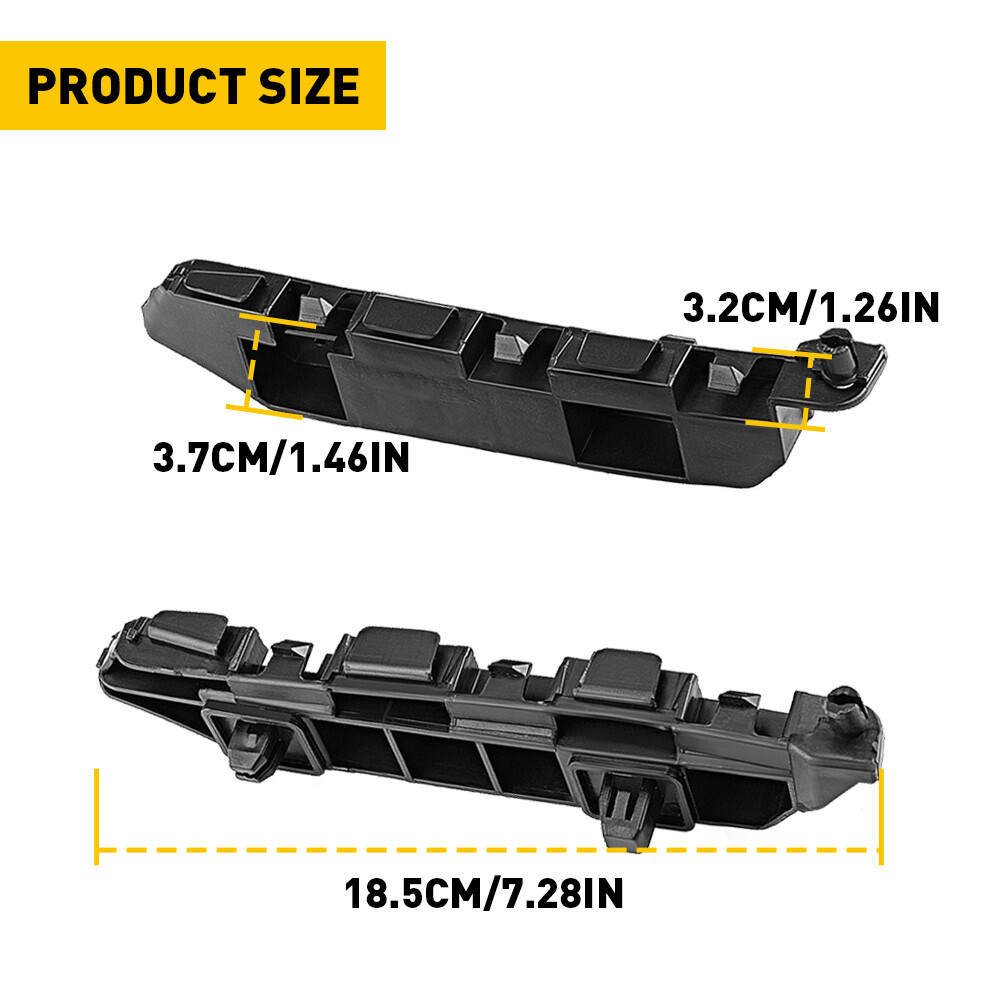 FITS FOR 2012 2013 2014 2015 HD CIVIC FRONT BUMPER BRACKET RIGHT & LEFT